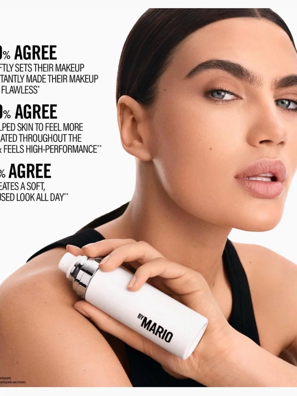 Makeup By Mario White Primer Pump with Silver Accents